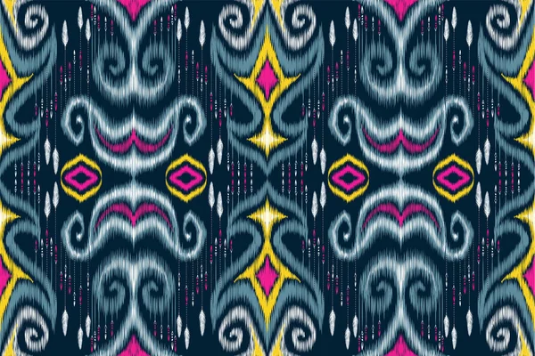 Traditional Ethnic Geometric Pattern Background Design Backgrounds Carpet Wallpaper Clothes — Stok Vektör