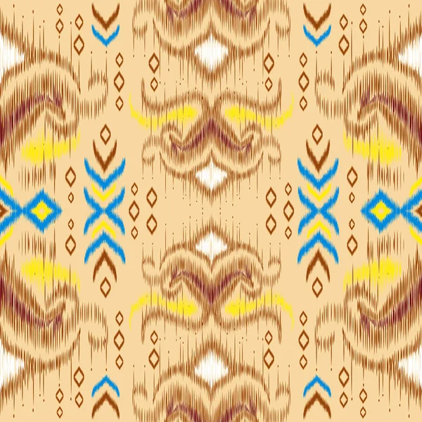 Traditional Ethnic Geometric Pattern Background Design Backgrounds Carpet Wallpaper Clothes — ストックベクタ