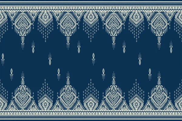 Traditionelle Ethnische Geometrische Muster Hintergrund Design Für Hintergründe Teppich Tapete — Stockvektor