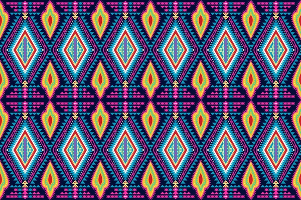 Traditional Ethnic Geometric Pattern Background Design Backgrounds Carpet Wallpaper Clothes — Stockvector