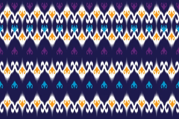 Traditional Ethnic Geometric Pattern Background Design Backgrounds Carpet Wallpaper Clothes — 图库矢量图片