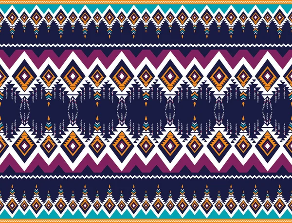 Traditional Ethnic Geometric Pattern Background Design Backgrounds Carpet Wallpaper Clothes — Stockvektor