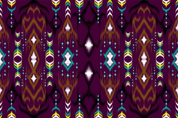 Traditional Ethnic Geometric Pattern Background Design Backgrounds Carpet Wallpaper Clothes — ストックベクタ