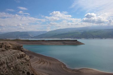 Arkaplan Olarak Mavi Tonlar Su Dalgaları Yüzeyi.