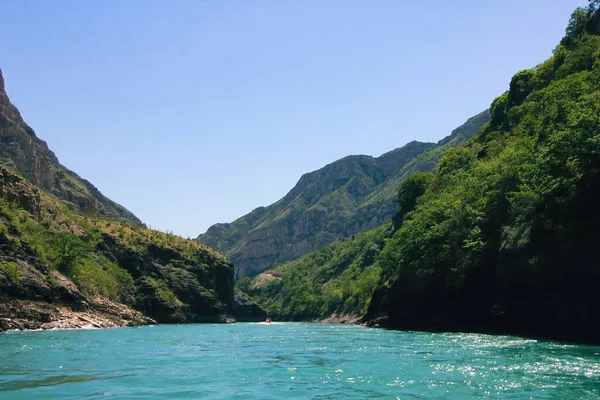 Sulak Kanyonu 'ndaki Sulak Nehri.