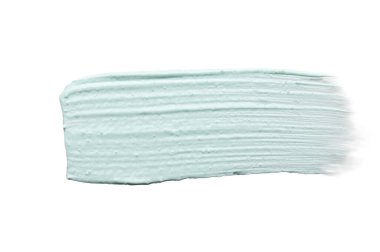 Açık yeşil yüz temizleme maskesi fırça darbesi