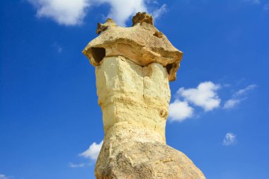 Kapadokya 'nın kalbinde yer alan tuhaf şekilli güzel dağlar.