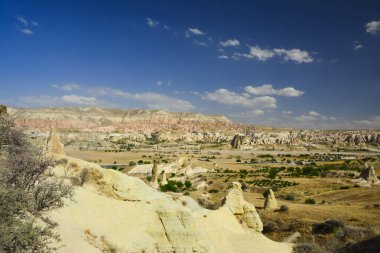 Kapadokya 'nın kalbinde yer alan tuhaf şekilli güzel dağlar.