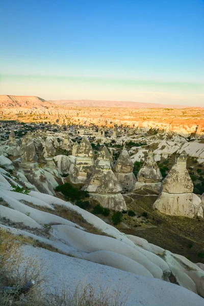Piękne Góry Dziwacznej Formie Położone Samym Sercu Kapadocji — Zdjęcie stockowe