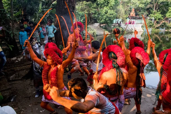 Lal Kach Festivali Bangladeş Kutlanır Hindu Cemaati Nisan 2022 Çarşamba — Stok fotoğraf