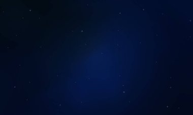 Yıldızlarla dolu karanlık bir galakside