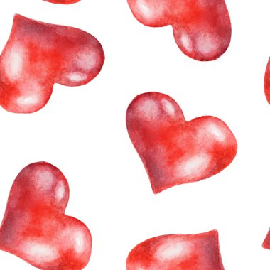 Beyaz arka planda kadife suluboya kalpler. Kusursuz desen. Görüntü