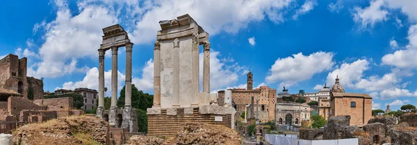 Panoramisch Uitzicht Het Keizerlijk Forum Van Keizer Augustus Keizerlijke Fora — Stockfoto