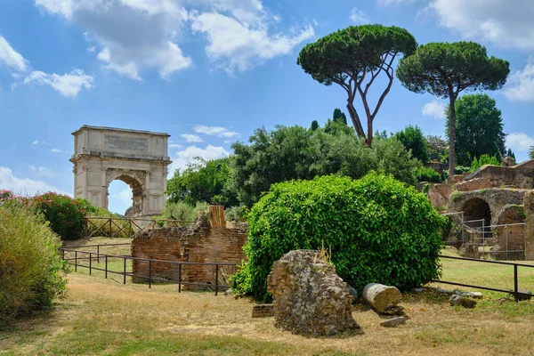 Keizerlijk Forum Van Keizer Augustus Keizerlijke Fora Fori Imperiali Het — Stockfoto