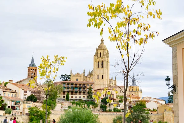 Segovia Spain October 2021 성당의 크기와 함으로 세고비아 San Frutos — 스톡 사진