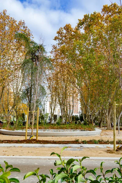 Odnowiony Plaza Espana Madrycie Reformie Hiszpanii Europie Fotografia — Zdjęcie stockowe