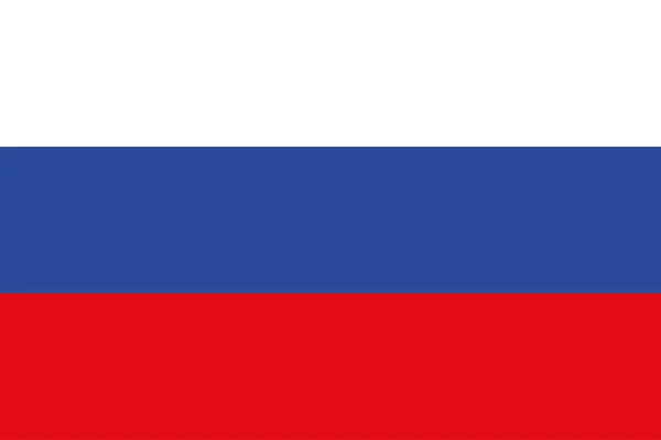 Flag Russia Horizontal Design — Stock Photo, Image