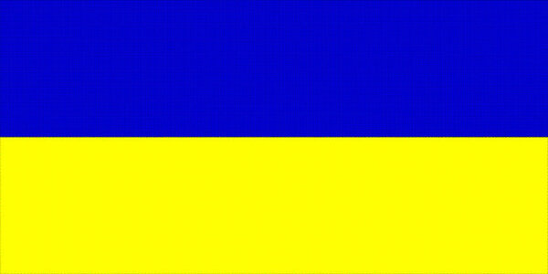 Ukraine. Ukrainian flag. Illustration of the flag of Ukraine. Horizontal design. Abstract design. Illustration. Map.