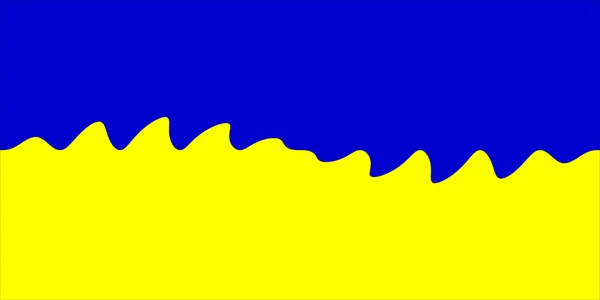 Ukraina Ukrainska Flaggan Illustration Ukrainas Flagga Horisontell Design Abstrakt Design — Stockfoto