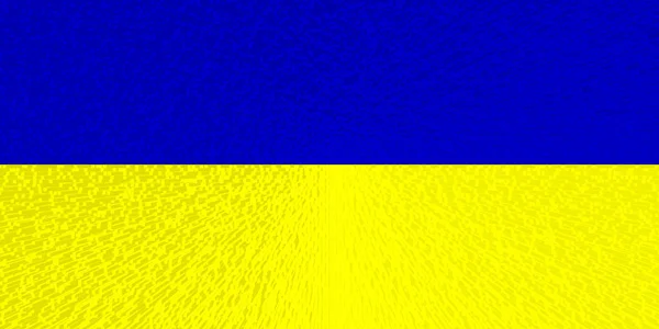 乌克兰 乌克兰国旗 乌克兰国旗的图解 横向设计 摘要设计 — 图库照片