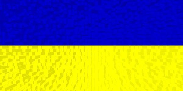 Ukraina Ukrainska Flaggan Illustration Ukrainas Flagga Horisontell Design Abstrakt Design — Stockfoto