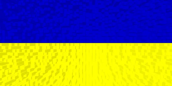 Ukraine Ukrainian Flag Illustration Flag Ukraine Horizontal Design Abstract Design — Stock Photo, Image