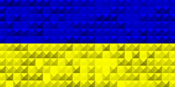 Ukraine Ukrainische Flagge Illustration Der Flagge Der Ukraine Horizontales Design — Stockfoto