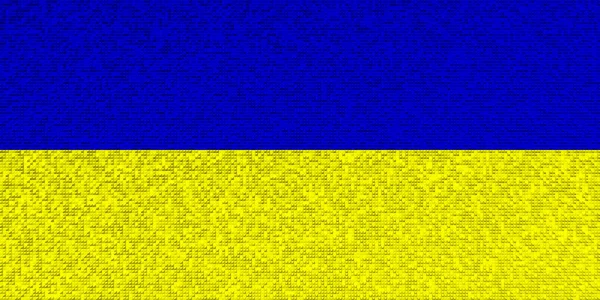 Ukraine Ukrainian Flag Illustration Flag Ukraine Horizontal Design Abstract Design — Stock Photo, Image