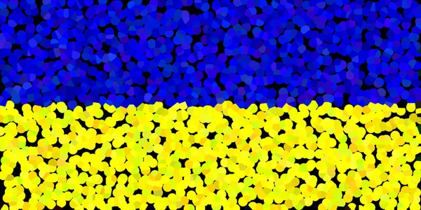 Україна Український Прапор Ілюстрація Прапора України Горизонтальний Дизайн Абстрактний Дизайн — стокове фото