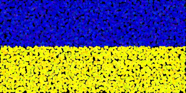 Україна Український Прапор Ілюстрація Прапора України Горизонтальний Дизайн Абстрактний Дизайн — стокове фото