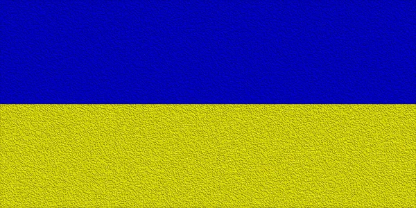 乌克兰 乌克兰国旗 乌克兰国旗的图解 横向设计 摘要设计 — 图库照片