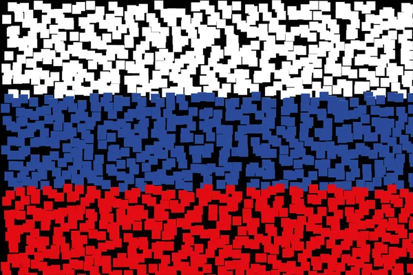 Rosja Flaga Rosji Konstrukcja Pozioma Ilustracja Flagi Rosji Konstrukcja Pozioma — Zdjęcie stockowe