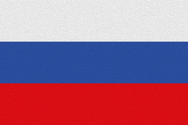 Russland Flagge Russlands Horizontales Design Llustration Der Russischen Flagge Horizontales — Stockfoto