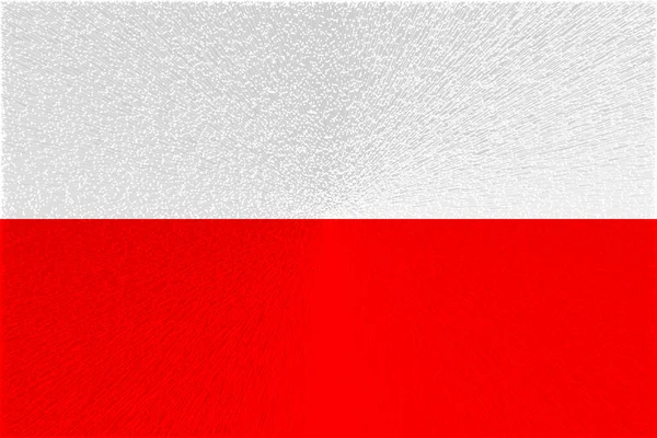 Pologne Drapeau Pologne Design Horizontal Illustration Drapeau Pologne Design Horizontal — Photo