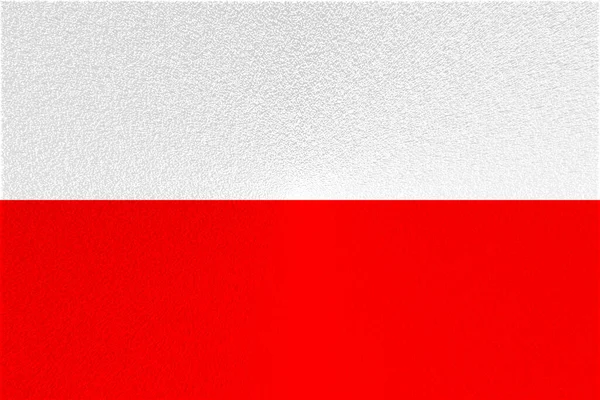 Polônia Bandeira Polónia Design Horizontal Ilustração Bandeira Polónia Design Horizontal — Fotografia de Stock