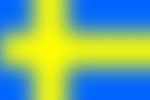 Schweden Flagge Schwedens Horizontales Design Llustration Der Flagge Von Schweden — Stockfoto