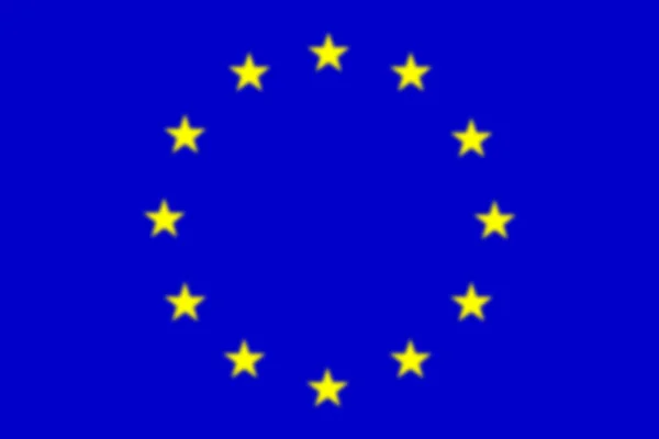 Europese Unie Vlag Van Europese Unie Llustratie Van Vlag Van — Stockfoto