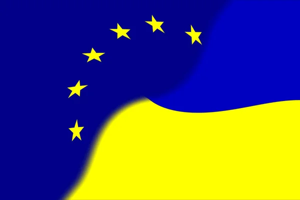 우크라이나 우크라이나 원조의 국가들의 정치적 경제적 디자인 추상적 디자인 — 스톡 사진