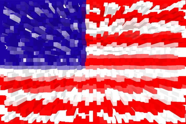 Verenigde Staten Van Amerika Usa Vlag Van Verenigde Staten Van — Stockfoto