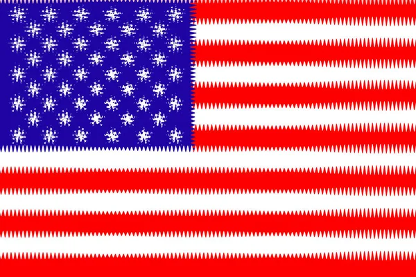 Ηνωμένες Πολιτείες Της Αμερικής Ηπα Σημαία Ηνωμένων Πολιτειών Αμερικής Ηπα — Φωτογραφία Αρχείου