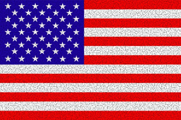 United States America Прапор Сполучених Штатів Америки Сша Lustration Flag — стокове фото