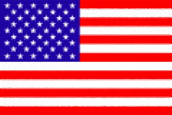 Ηνωμένες Πολιτείες Της Αμερικής Ηπα Σημαία Ηνωμένων Πολιτειών Αμερικής Ηπα — Φωτογραφία Αρχείου