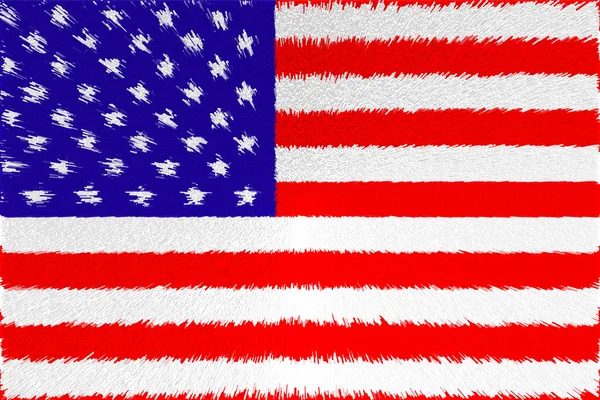 Estados Unidos América Eua Bandeira Dos Estados Unidos América Eua — Fotografia de Stock