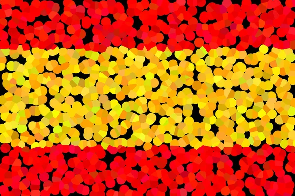 Spain Flag Spain Llustration Flag Spain Horizontal Design Abstract Design — Stock Photo, Image