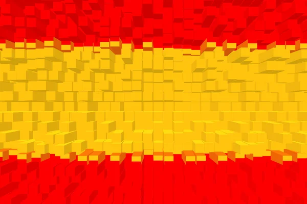 Espanha Bandeira Espanha Ilustração Bandeira Espanha Design Horizontal Design Abstrato — Fotografia de Stock