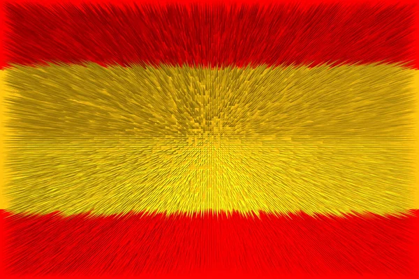 Spanien Flagge Spaniens Llustration Der Flagge Spaniens Horizontales Design Abstraktes — Stockfoto