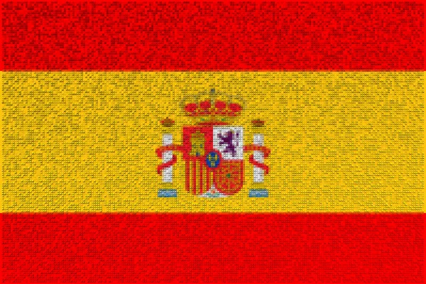 España Bandera España Ilustración Bandera España Diseño Horizontal Diseño Abstracto —  Fotos de Stock