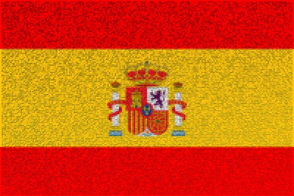 Spanien Flagge Spaniens Llustration Der Flagge Spaniens Horizontales Design Abstraktes — Stockfoto