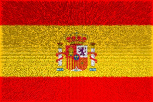 Spanien Flagge Spaniens Llustration Der Flagge Spaniens Horizontales Design Abstraktes — Stockfoto