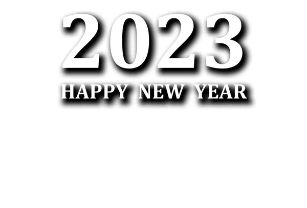 Новим Роком 2023 Текстовий Дизайн Бізнес Щоденник Охоплює 2023 Побажаннями — стокове фото